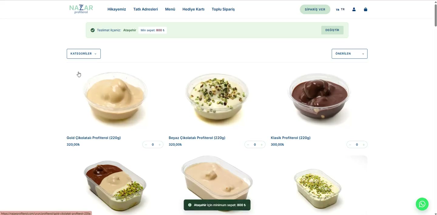 Nazar Profiterol: B2B'den e-ticarete, e-ticaretten mobil uygulamaya